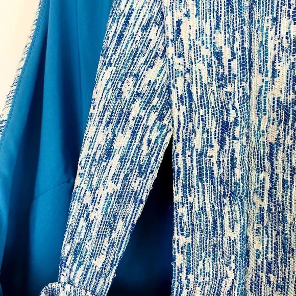 𝅺cece Cynthia Steffe Blue Racer Back‎ Dress - Picture 8 of 8